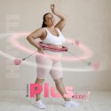 HHW11 PLUS SIZE HULA HOP LIGHT PINK Z WYPUSTKAMI I OBCIĄŻNIKIEM HMS