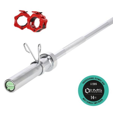 GO205+ zacisk ZG1000R GRYF OLIMPIJSKI 13.5KG 1500MM HMS PREMIUM