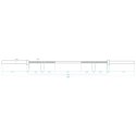 GO900 GRYF OLIMPIJSKI 20KG 2200MM HMS PREMIUM + ZG1500 SILVER ZACISKI LOCK JAW (2 szt)