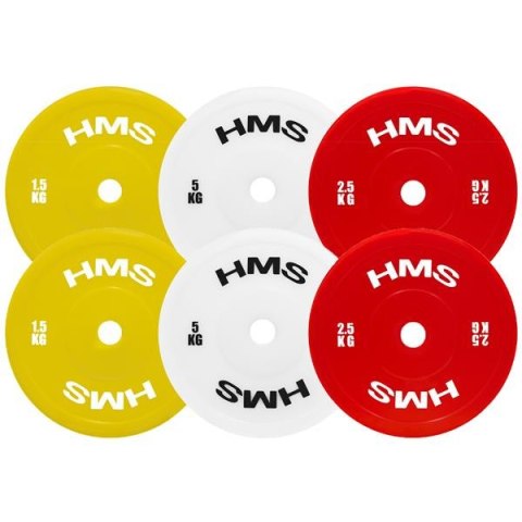 TPP02 (2 x 2.5 KG) RED TALERZ OLIMPIJSKI TECHNICZNY PE 2 x 2.5 KG HMS