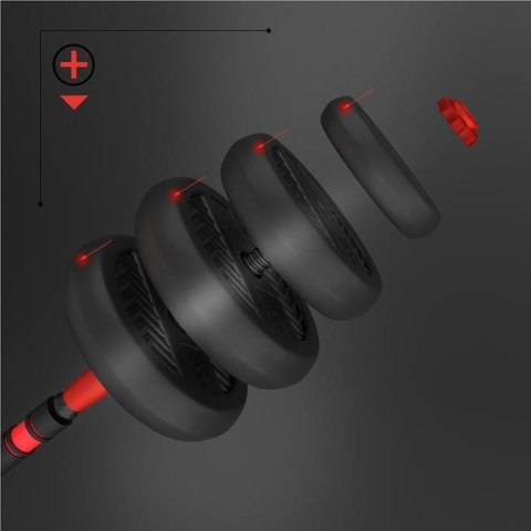 SGN140 PRO SET 6W1 ZESTAW CIĘŻARÓW 40KG HMS