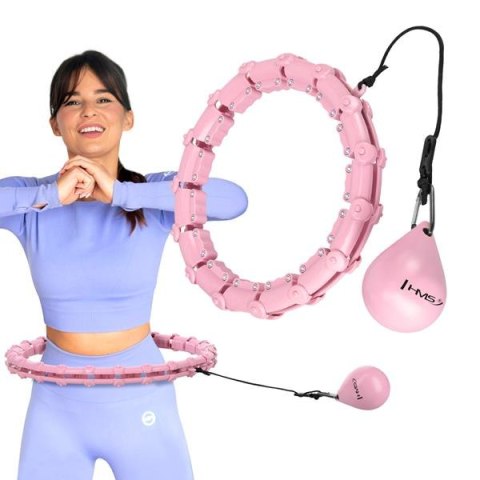 ZESTAW HULA HOP HHW02 LIGHT PINK Z WYPUSTKAMI I OBCIĄŻNIKIEM HMS + PAS BR163 RED ZESTAW HULA HOP HHW02 LIGHT PINK Z WYPUSTKAMI I OBCIĄŻNIKIEM HMS + PAS BR163 RED