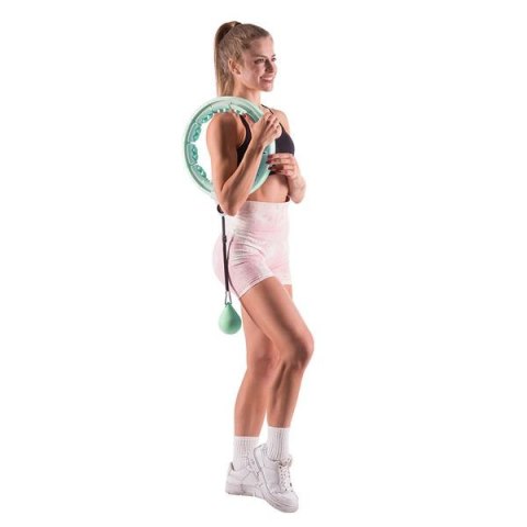ZESTAW HULA HOP HHW06 GREEN Z PIŁKĄ GRAWITACYJNĄ I LICZNIKIEM HMS + PAS BR163 BLACK ZESTAW HULA HOP HHW06 GREEN Z PIŁKĄ GRAWITACYJNĄ I LICZNIKIEM HMS + PAS BR163 BLACK