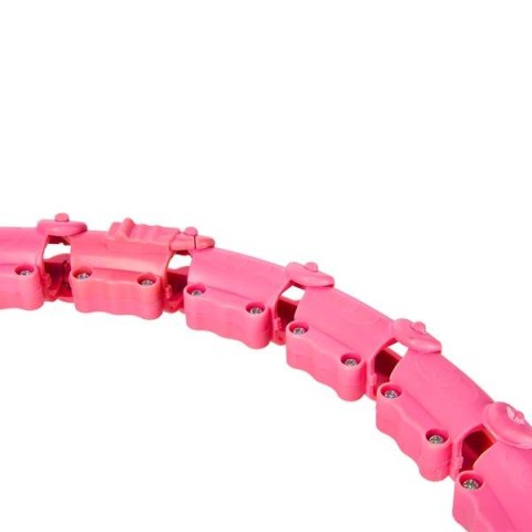 ZESTAW HULA HOP OHA02 PINK Z WYPUSTKAMI I OBCIĄŻNIKIEM ONE FITNESS + PAS BR160