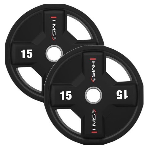 TPC SET ZESTAW TALERZY OLIMPIJSKICH POLIURETANOWYCH 2 x 2.5 - 25 KG CPU (155 KG) HMS