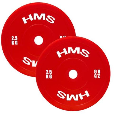 TPP ZESTAW TALERZY OLIMPIJSKICH TECHNICZNYCH PE 2 x 1.5 - 5 KG (18 KG) HMS TPP ZESTAW TALERZY OLIMPIJSKICH TECHNICZNYCH PE 2 x 1.5 - 5 KG (18 KG) HMS