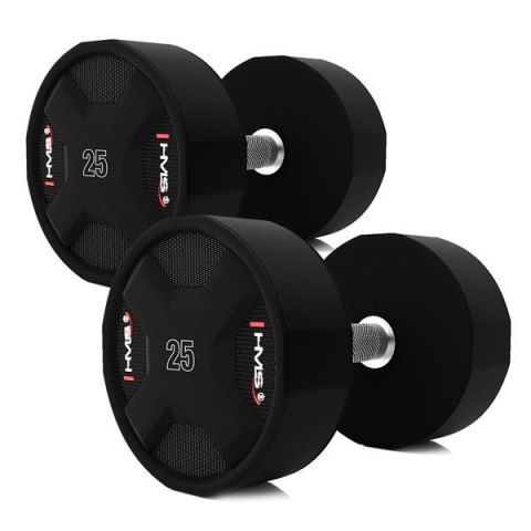 HPC SET ZESTAW HANTLI POLIURETANOWYCH 2 x 2.5 - 25 KG CPU (275 KG) HMS