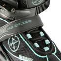 NA11008 CZARNO-MIĘTOWY ROZM. M (35-38) ŁYŻWOROLKI NILS EXTREME