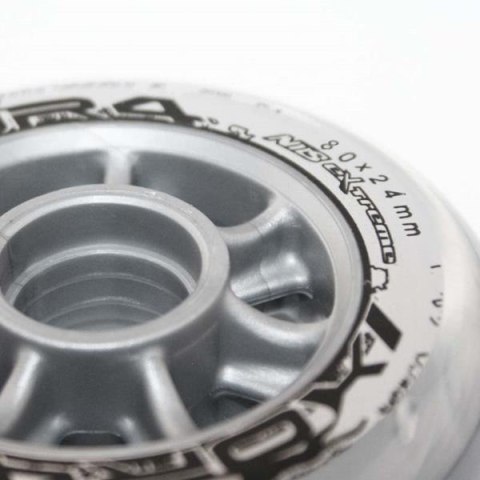 PU 80x24 82A PRZEZROCZYSTE KÓŁKA (4 szt.) NILS EXTREME