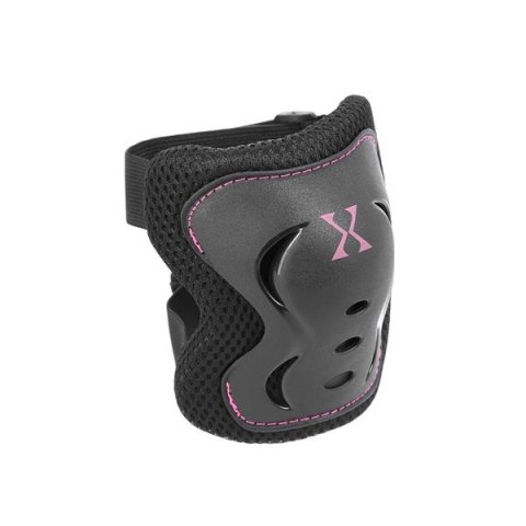 H320 CZARNO-RÓŻOWY ROZM. L ZESTAW OCHRANIACZY NILS EXTREME