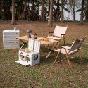 NCB4003 SKŁADANA SKRZYNIA KEMPINGOWA Z POKRYWĄ 50L NILS CAMP