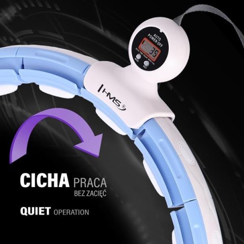 ZESTAW HULA HOP MAGNETYCZNY BLUE HHM15 Z LICZNIKIEM HMS + PAS WYSZCZUPLAJĄCY BR163 RED ZESTAW HULA HOP MAGNETYCZNY BLUE HHM15 Z LICZNIKIEM HMS + PAS WYSZCZUPLAJĄCY BR163 RED