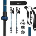 TK8601 BLUE KIJE TREKKINGOWE ALUMINIOWE NILS