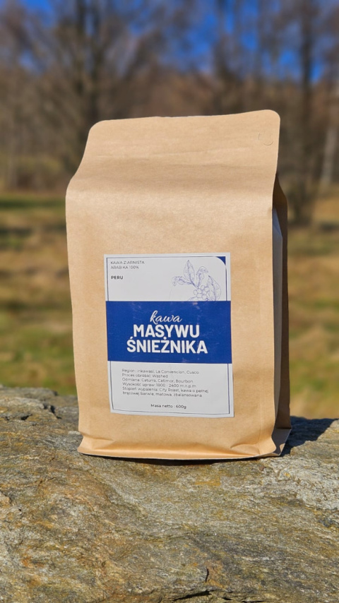 Kawa Masywu Śnieżnika – kawa ziarnista 600 g Kawa Masywu Śnieżnika – kawa ziarnista 600 g