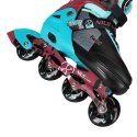 NA13810 ŁYŻWOROLKI TWIST NIEBIESKIE ROZM. M(35-38) NILS EXTREME