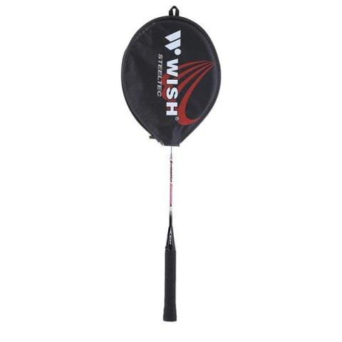 STEELTEC 9 RAKIETA DO BADMINTONA CZERWONA WISH