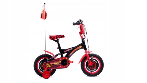 Rower dziecięcy Disney CARS 12 BLACK koło 12 " czarny