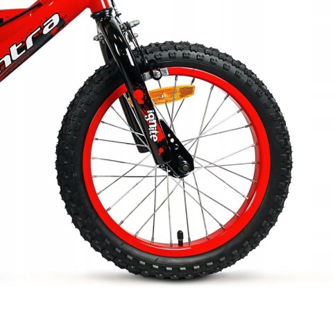 Rower dziecięcy SIrox Montra Ignite koło 16 " czerwony