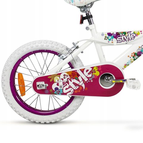 Rower dziecięcy SIrox Montra Style koło 16 " biały Rower dziecięcy SIrox Montra Style koło 16 " biały