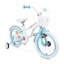 Rower dziecięcy SIrox Rainbow White Blue koło 16 " biały