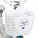 Rower dziecięcy SIrox Rainbow White Blue koło 16 " biały