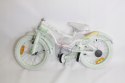 Rower dziecięcy SIrox Rainbow White Blue koło 16 " biały