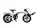 Rower składany SIrox 16" FOLDING rama 15 cali koło 16 " szary