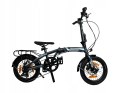 Rower składany SIrox 16" FOLDING rama aluminium 15 cali koło 16 " grafitowy
