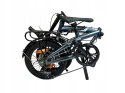 Rower składany SIrox 16" FOLDING rama aluminium 15 cali koło 16 " grafitowy