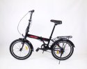 Rower składany SIrox 20" Spark PRO rama mniejsza koło 20 " czarny