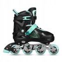 NA13808 ŁYŻWOROLKI COSMO ZIELONE ROZM. L(38-41) NILS EXTREME