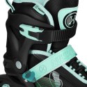 NA13808 ŁYŻWOROLKI COSMO ZIELONE ROZM. L(38-41) NILS EXTREME