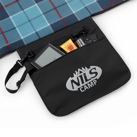 NC8002 NIEBIESKI KRATKA KOC PIKNIKOWY 250x200 PE ALU NILS CAMP