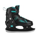 NH382 ŁYŻWOROLKI 2W1 ENZO TURKUSOWE ROZM. S(32-35) Z WYM. PŁOZĄ HOKEJOWĄ NILS EXTREME