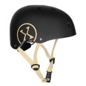 MTW001-1 KASK CZARNO-BEŻOWY ROZM. M(55-58CM) NILS EXTREME