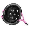 MTW001-1 KASK CZARNO-RÓŻOWY ROZM. L(58-61CM) NILS EXTREME