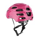 MTW01 LED RÓŻOWY ROZM. XS (43-49 cm) KASK NILS EXTREME