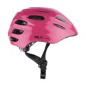 MTW01 LED RÓŻOWY ROZM. XS (43-49 cm) KASK NILS EXTREME
