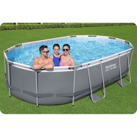 Basen ogrodowy stelażowy 488 x 305 x 107 cm 12w1 Bestway 56448
