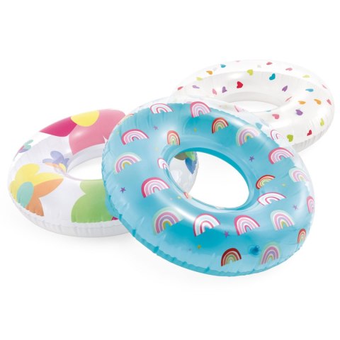 Koło do pływania tęcze 81 cm INTEX 59259