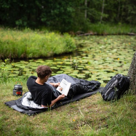 NC1705 ŚPIWÓR ULTRA LIGHT CZARNO-MIĘTOWY NILS CAMP