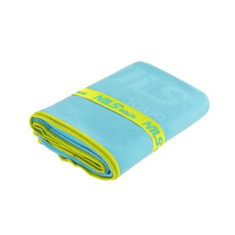 NAR11 JASNONIEBIESKI RĘCZNIK Z MIKROFIBRY 140x70 cm NILS AQUA