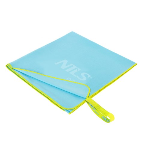 NAR11 JASNONIEBIESKI RĘCZNIK Z MIKROFIBRY 140x70 cm NILS AQUA