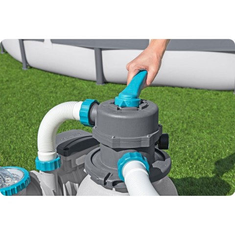 Pompa piaskowa 6056 l/h + piasek 25kg Bestway 58497
