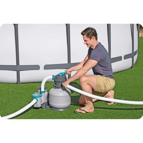 Pompa piaskowa 8327 l/h + piasek 25kg Bestway 58499