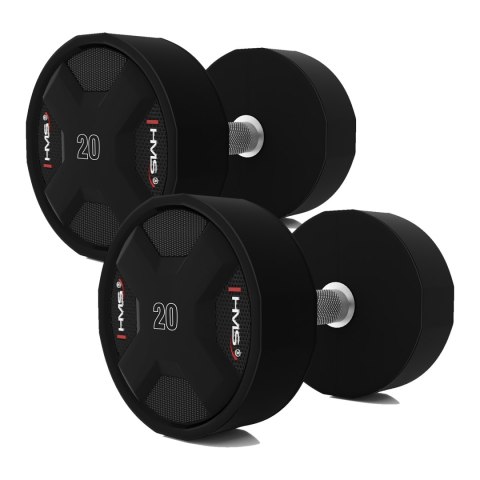HPC SET ZESTAW HANTLI POLIURETANOWYCH 2 x 2.5 - 25 KG CPU (275 KG) HMS