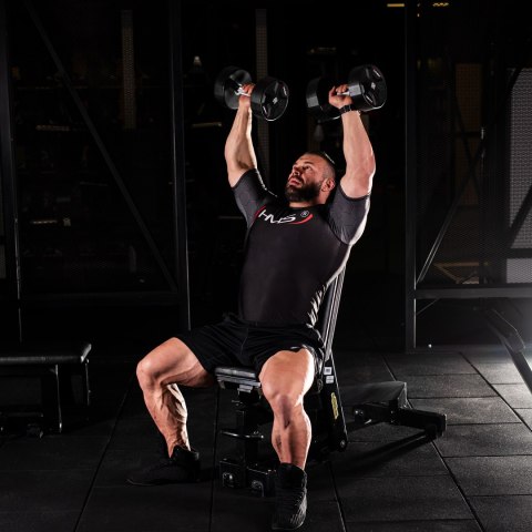 HPC SET ZESTAW HANTLI POLIURETANOWYCH 2 x 2.5 - 50 KG CPU (1050 KG) HMS