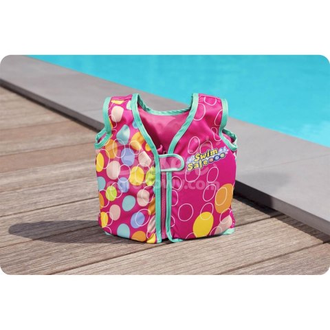 Kamizelka do nauki pływania dla dzieci różowa S/M Bestway 32176