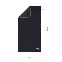 NAR14 RĘCZNIK Z MIKROFIBRY FROTTE CZARNY 160X80cm NILS AQUA