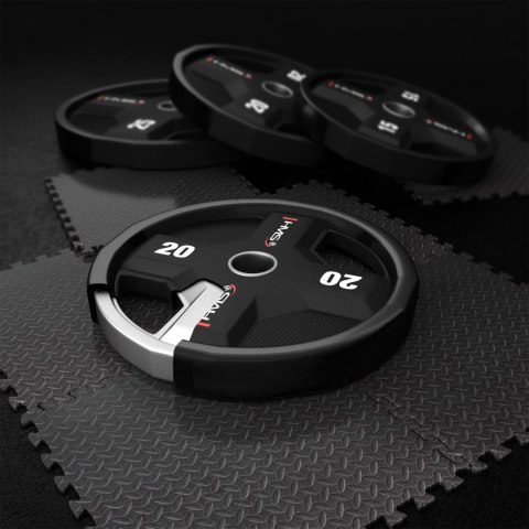 TPC SET ZESTAW TALERZY OLIMPIJSKICH POLIURETANOWYCH 2 x 2.5 - 25 KG CPU (155 KG) HMS